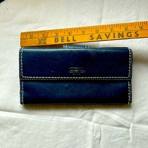 Coach wallet 8 inches by 4 inches 3 compartments